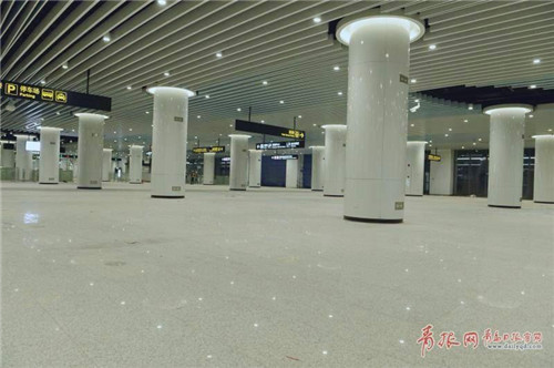 胶东机场地铁站即将验收