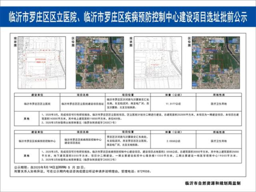 临沂城区新增一医院！一疾控中心！位置在这！