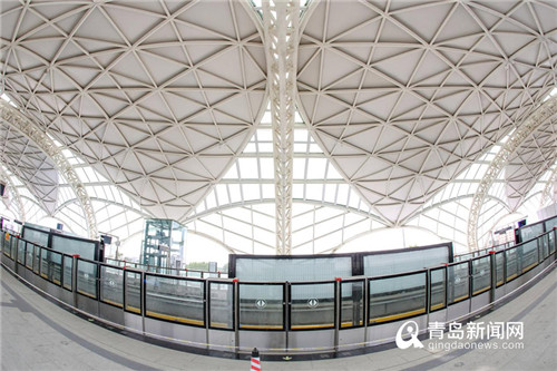 高清：8号线胶东镇站完成装修 内部实景抢先看