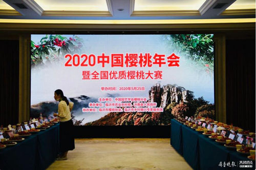 山东临沂举办2020中国樱桃年会，现场评比最美味大樱桃