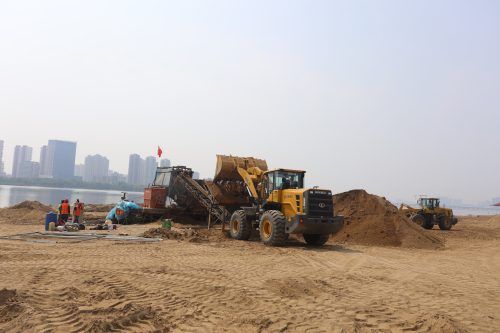 临沂清洗阳光沙滩 升级滨河景观