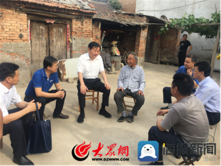 任仲义到菏泽市开发区焦庄村走访调研