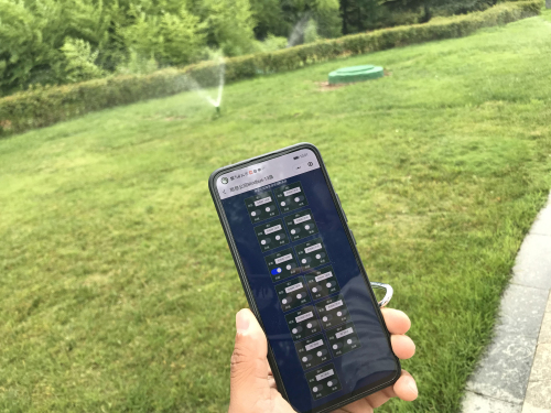 临沂雕塑公园安装智慧灌溉系统