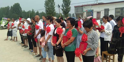 河南方城古庄店镇：选树典型  助力脱贫