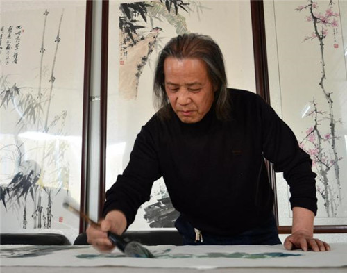 手指画名家——李弘孝