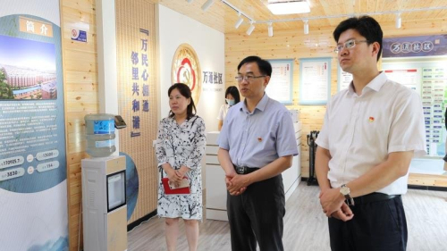 临沂日报报业集团领导 到“红领书记”任职社区进行调研