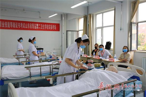 老年照护职业技能等级考评青岛首考 合格率超九成