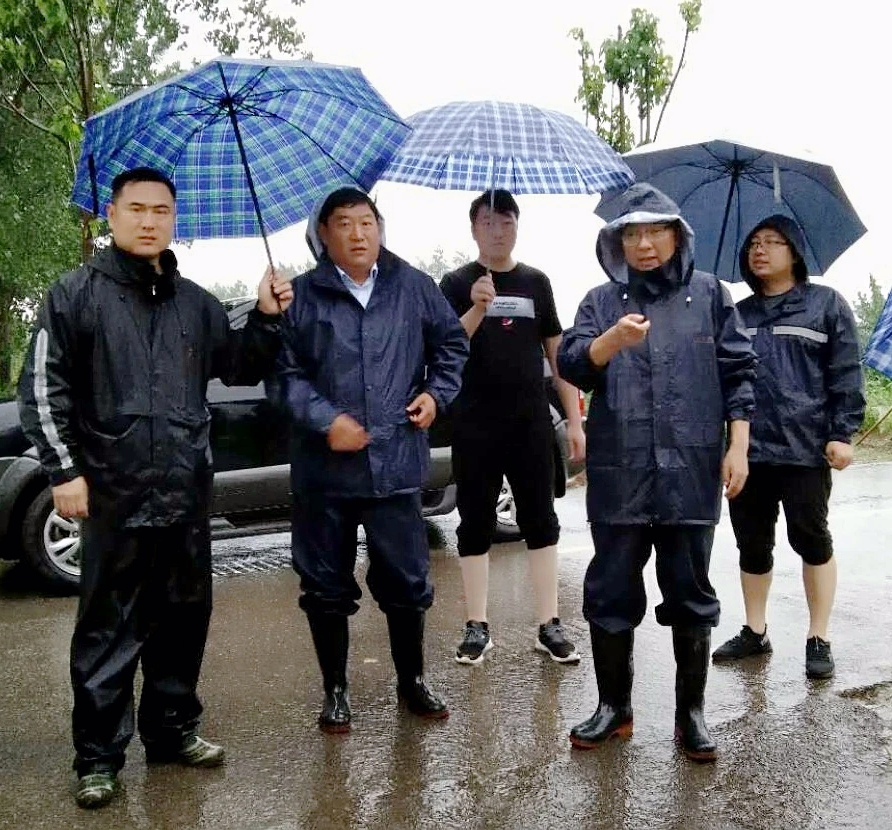 不停歇！防汛，西集镇干部在一线