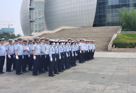 菏泽市公安局交警支队开发区大队开展大练兵活动