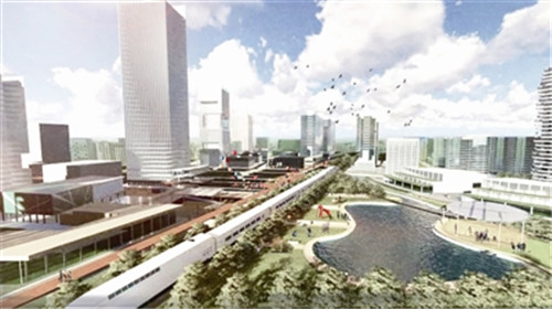 青岛绘出“未来高铁城”