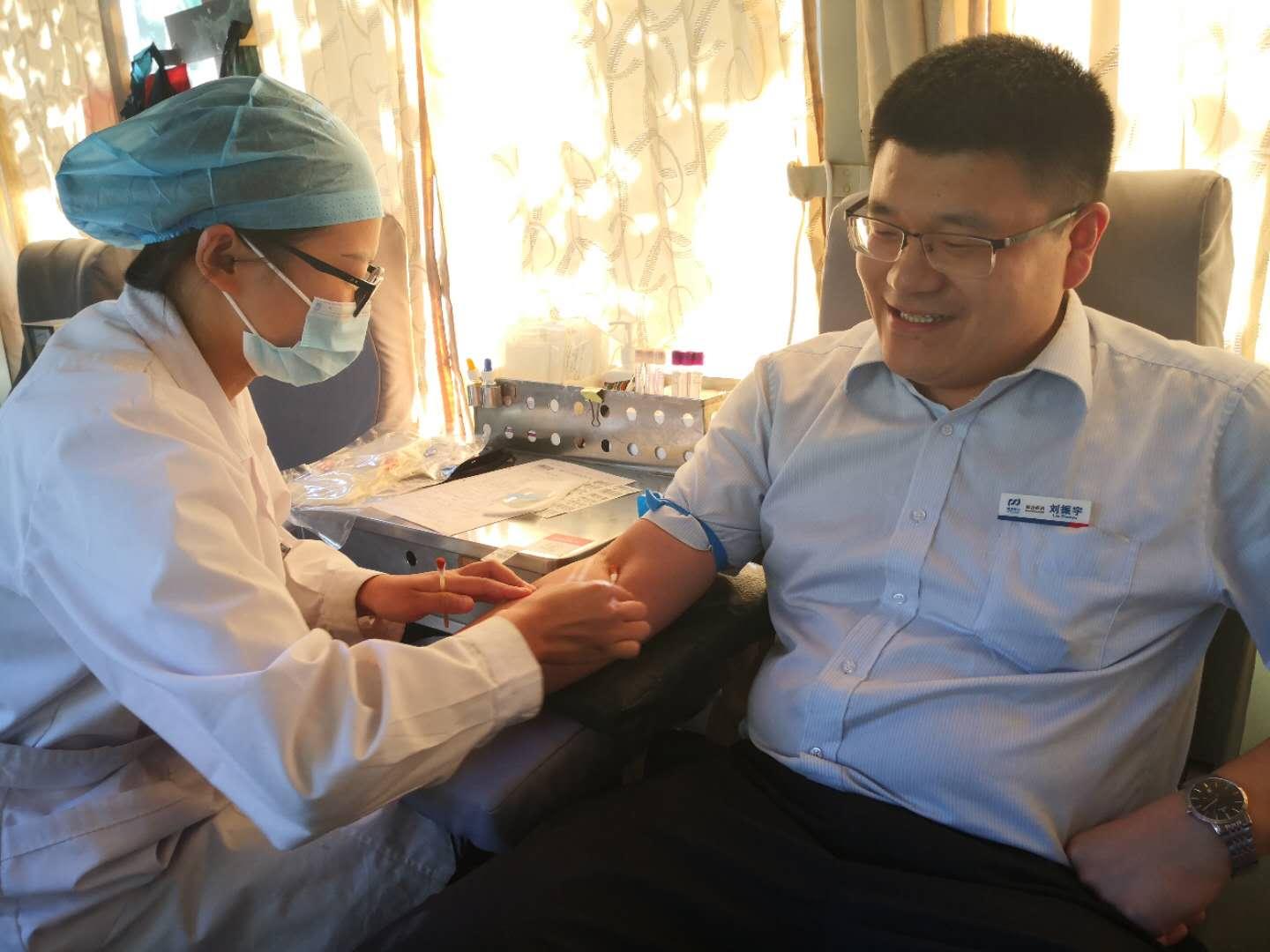 人人为我 我为人人——浦发银行德州分行组织无偿献血