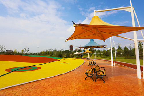 滨河景区又一座公园即将亮相