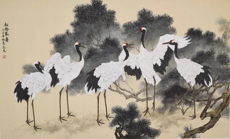 全国工笔名家马鸣花鸟精品巡回展—临沂站启动