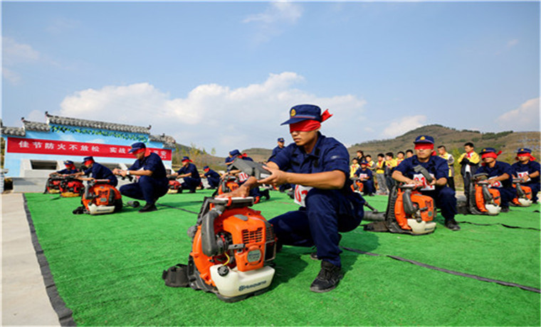 森林防火演练保平安