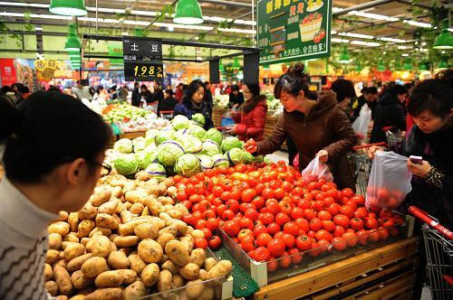 安徽省居民“菜篮子”价格稳中有降