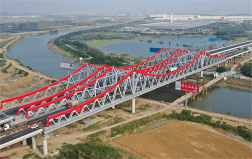 引江济淮中派河大桥建成通车