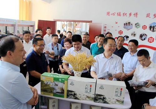 郑连胜一行到郯城县花园镇观摩指导党支部领办合作社工作