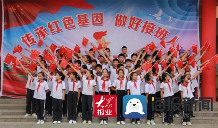 牡丹区各中小学欢歌笑语迎国庆