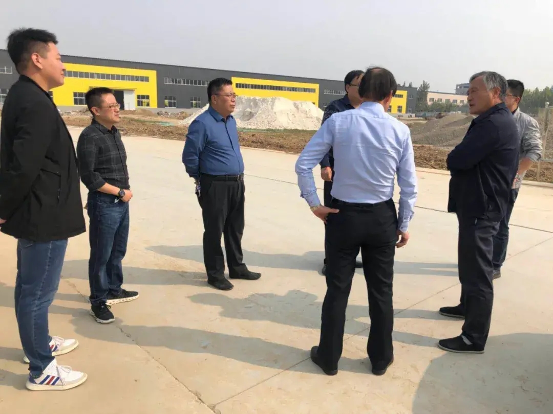 河北涿州泰利振特集团董事长蔡严言一行来武城县考察洽谈合作事宜