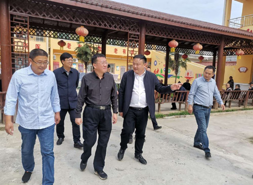 唐河县委副书记赵阳一行莅临苍台镇调研指导工作