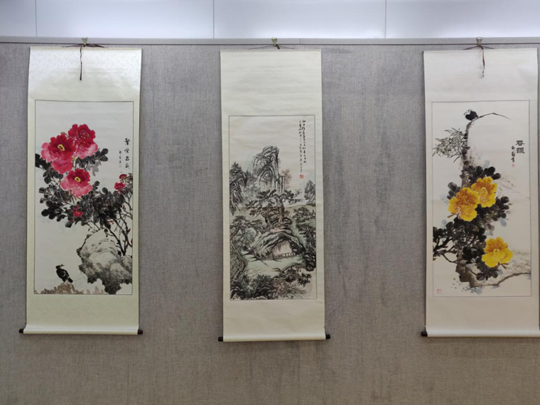 菏泽市博物馆举行“海珠杯”健康与人生书画作品展开幕仪式