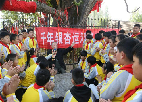 银杏树下话英雄