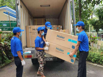 解决医护人员消杀难题，海尔缅甸为当地医院捐赠健康家电