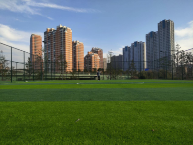 菏泽城区再添一新公园 主体部分已经完工