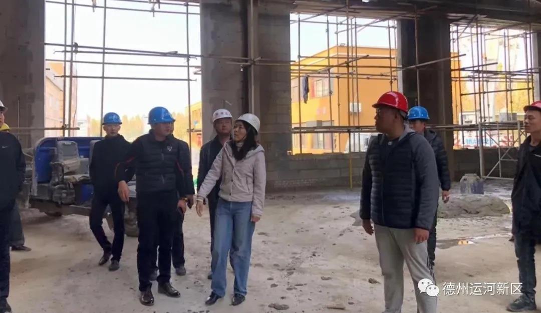 德州运河新区工程验收优质便捷 助推项目投产达效再提速