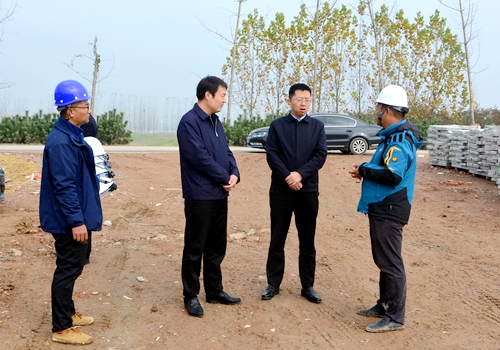 郯城县委常委、常务副县长苗运全到山东树芽禽业调研