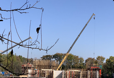 未批先建，南京江北新区楼盘电建G14地块涉嫌无证施工