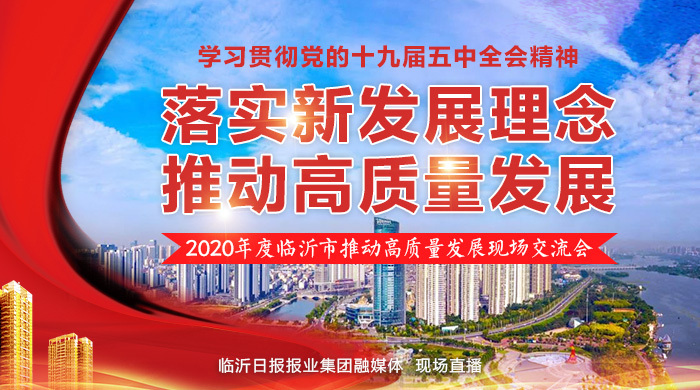 直播回放 | 2020年度临沂市推动高质量发展现场交流会