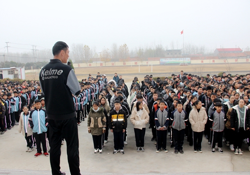 郯城县沙墩中学再次举行消防安全演练