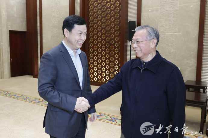 刘家义会见中国移动通信集团客人