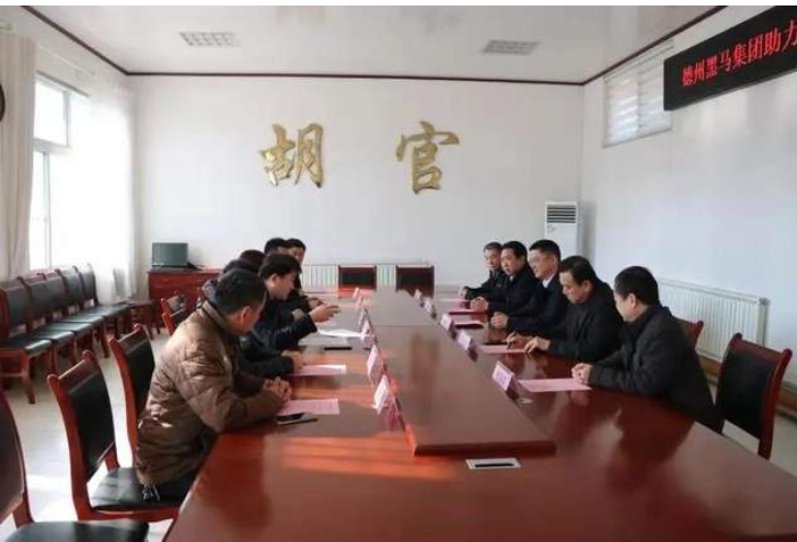 山东黑马集团与齐河县住建局政企联合助力齐河县胡官屯镇乡村建设