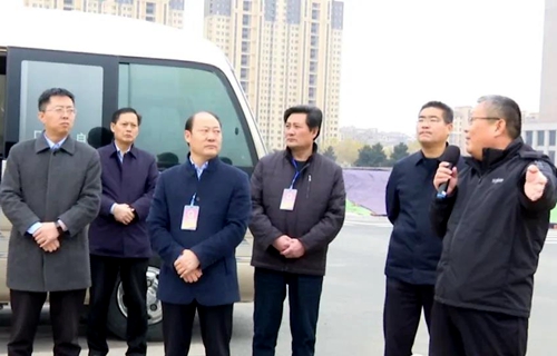 郯城县人大常委会视察城乡建设工作