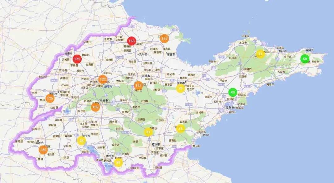 未来十天，山东将出现两次中至重度污染天气过程