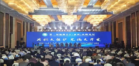 首届健康长江（泰州）高峰论坛成功举办