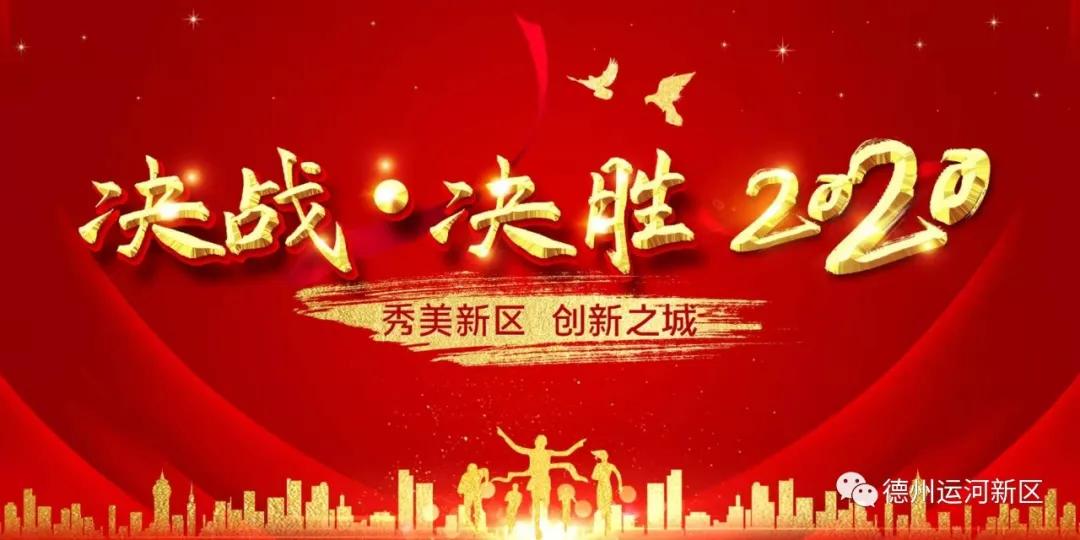 决战决胜2020——德州运河新区：高擎鲜红党旗 引领新区发展