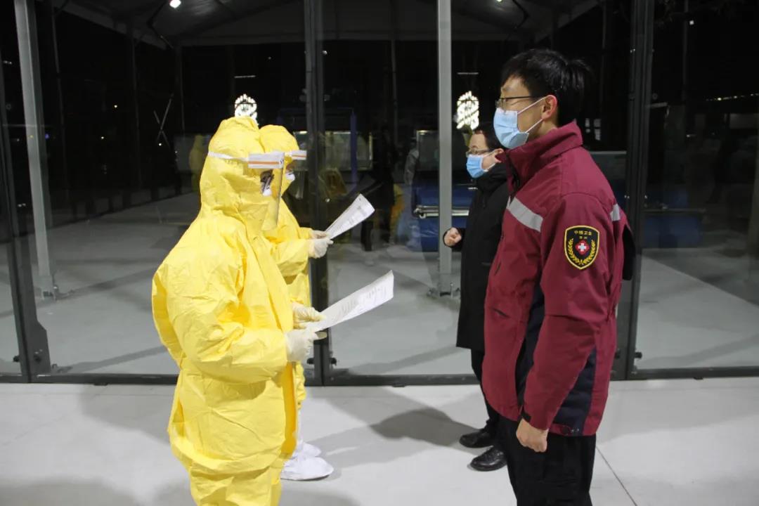 德州市疾控中心开展突发新冠疫情应急演练