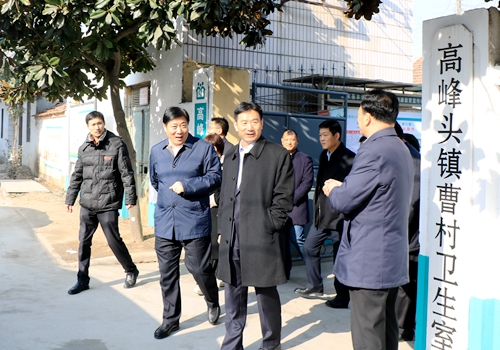 临沂市卫健委到高峰头镇第一书记任职村开展调研