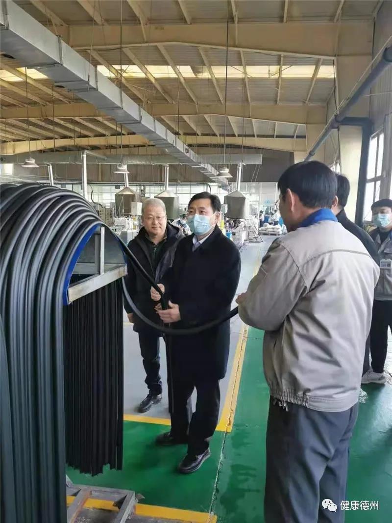 德州市卫生健康委党组书记、主任常树风赴武城县民营企业调研指导