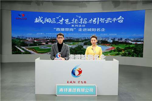 “城”邀您来 “阳”光未来 青岛城阳区才飞扬招才引智云平台直播带岗活动启动