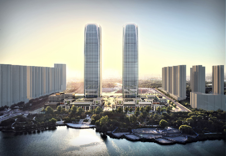 菏泽绿地中心双子塔项目最新规划出炉！