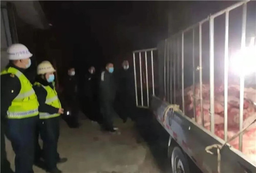 青岛莱西一私屠滥宰窝点被捣毁