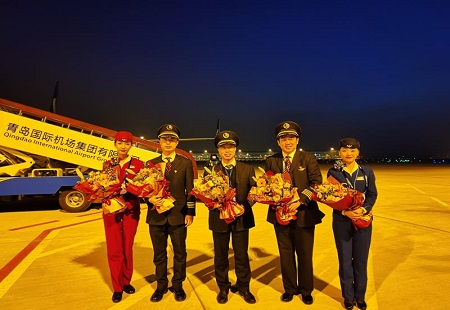 华东局成功组织 青岛胶东国际机场建设工程试飞