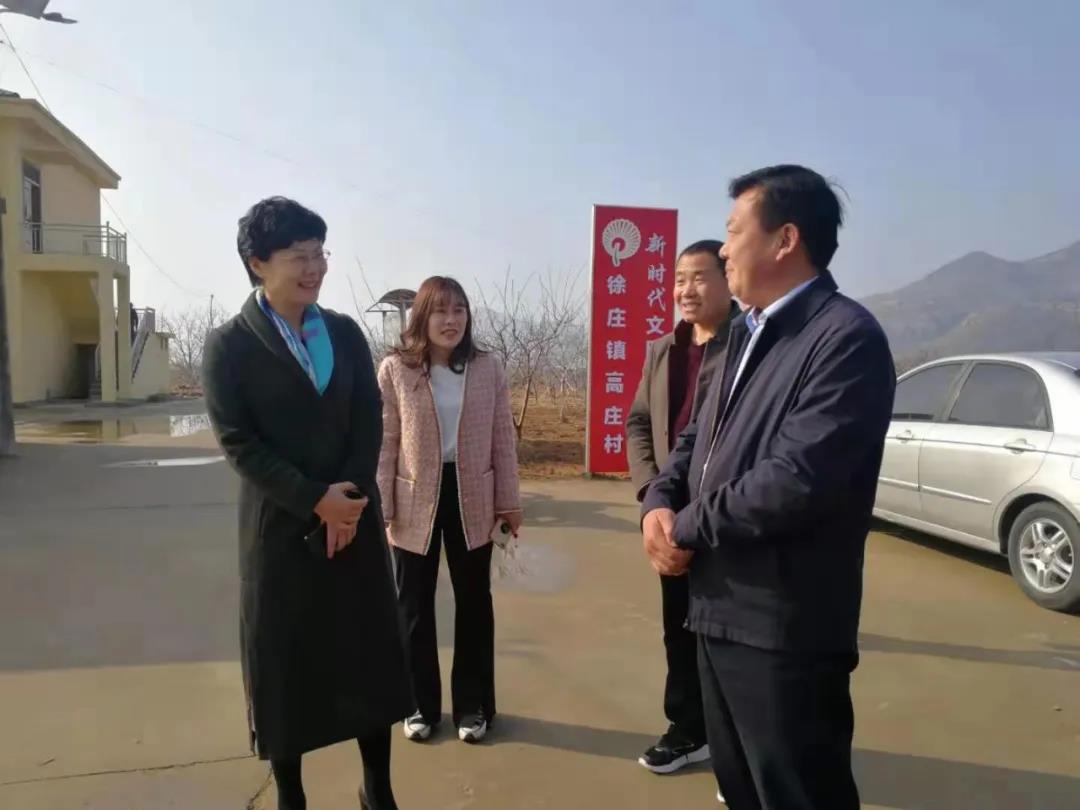 枣庄市山亭区人社局主要负责人和徐庄镇镇长到区人社局派驻第一书记的高庄村就乡村振兴、乡村就业、文明乡村建设展开调研。