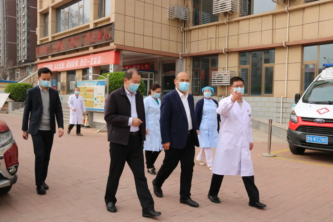 德城区委副书记、区长王洪林到德州市肛肠医院视察指导工作
