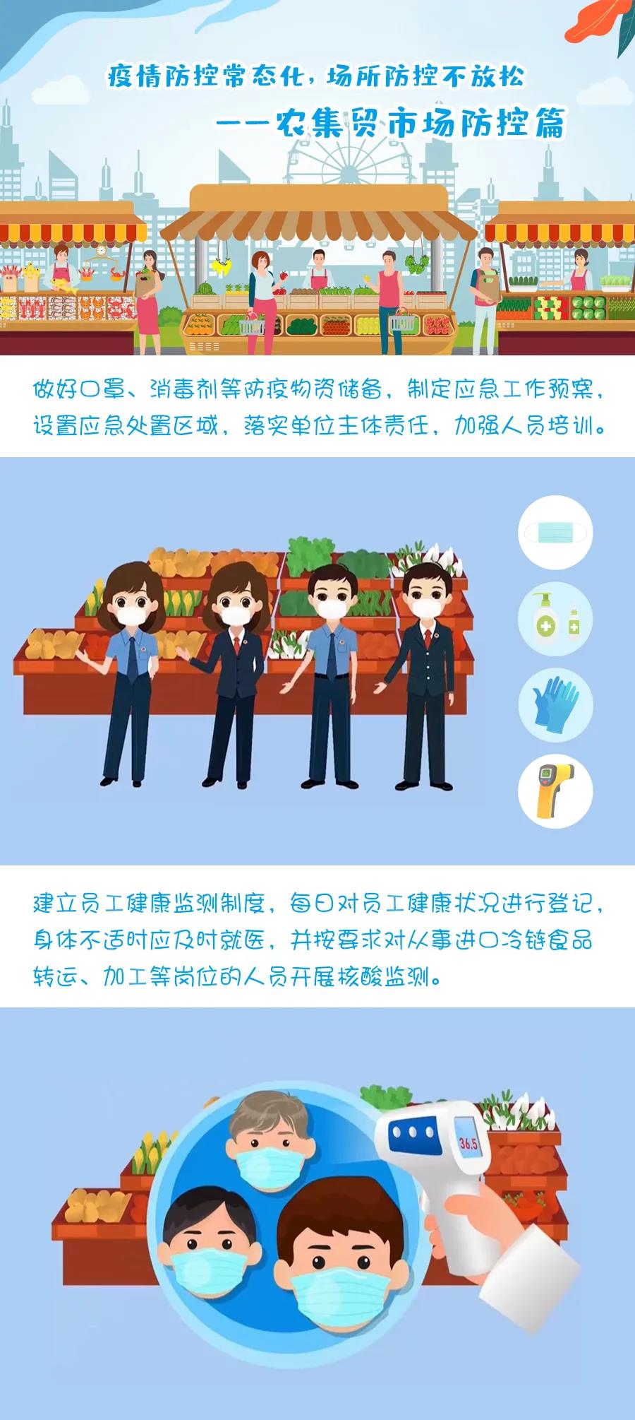 疫情防控常态化，场所防控不放松——农集贸市场防控篇