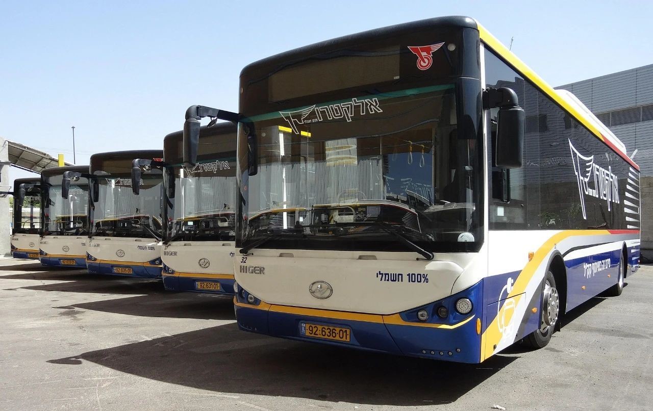 苏州金龙31辆天然气公交车出口以色列